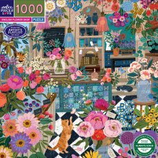 English Flower Shop -  1000 Piece Puzzle eeBoo