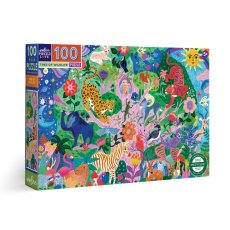 Strom plný zvířátek - puzzle 100 dílků, eeBoo