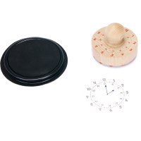 Dřevěné razítko "Hodiny" s poduškou