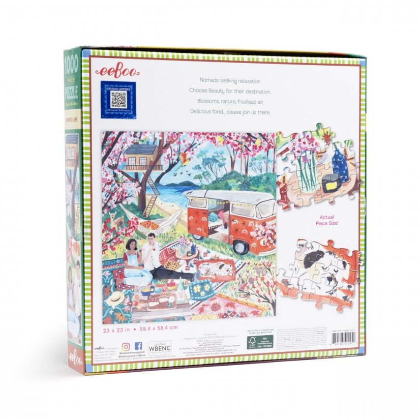 Camper Life 1000 Piece Puzzle, eeBoo