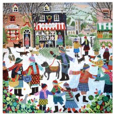 Christmas in the Square 1000 Piece Square Puzzle, eeBoo