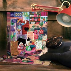 Pets in the kitchen 1000 Piece Puzzle eeBoo