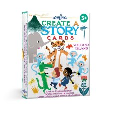 Create a Story Cards - Volcano Island