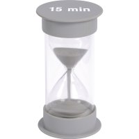 Přesýpací hodiny / časovač - 15 minut (šedé)