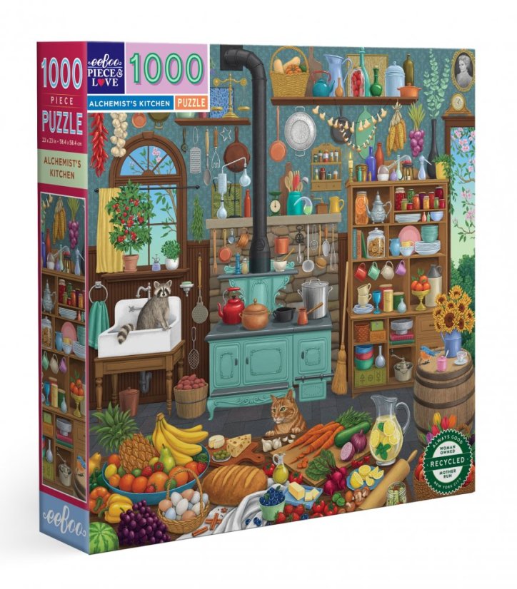 Puzzle Alchymistova kuchyň 1000 dílků, eeBoo
