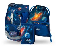 BAAGL SET 3 Airy Vesmír: batoh, penál, sáček