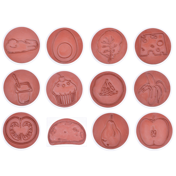 Nutrition stamps set of 12 Nutrition stamps set of 12