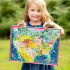 USA Map - 20 Piece Puzzle, eeBoo