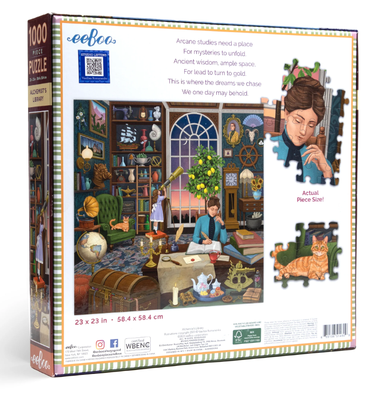 Alchemist's Library 1000 Piece Puzzle, eeBoo