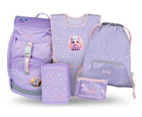 BAAGL SET 5 Airy Mazlíčci: batoh, penál, sáček, zástěra, peněženka