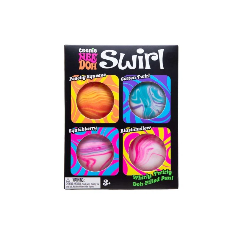 Schylling NeeDoh Swirl mini, 4 pc