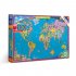 Puzzle Mapa světa 100 dílků