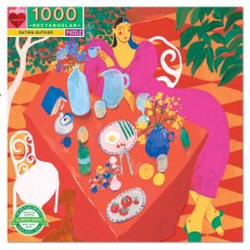 Puzzle Dáma u snídaně 1000 dílků