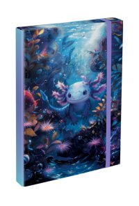 BAAGL Desky na školní sešity A4 Axolotl
