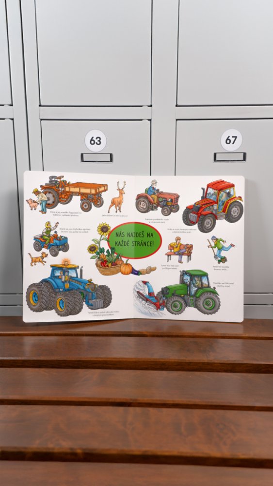Velká knížka TRAKTORY pro malé vypravěče