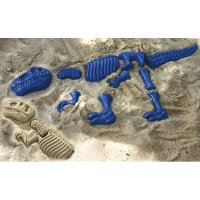 T-Rex bábovky, velká 10 dílná sada - modrá
