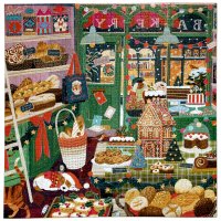 Vánoční pekárna - puzzle 1000 dílků, eeBoo