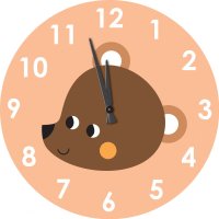 Dětské hodiny Medvídek