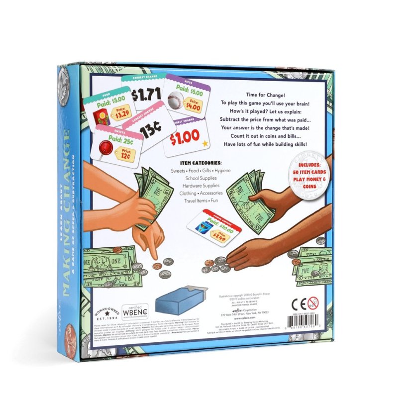 Make a change - Board Game, eeBoo