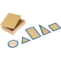 Montessori box - geometrické tvary v krabici