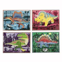 Dinosauři, puzzle 36 dílků svítící ve tmě (kosti), různé druhy