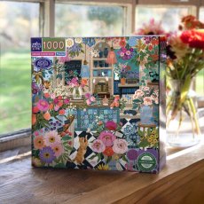 English Flower Shop -  1000 Piece Puzzle eeBoo