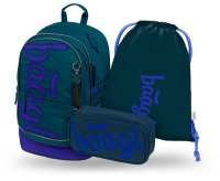 BAAGL SET 3 Core Logo modrý: batoh, penál, sáček GRS