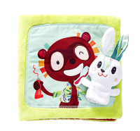 Textilní knížka - Králíček zubařem