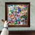 Puzzle Kolibříci mezi drahokamy 1000 dílků, eeBoo