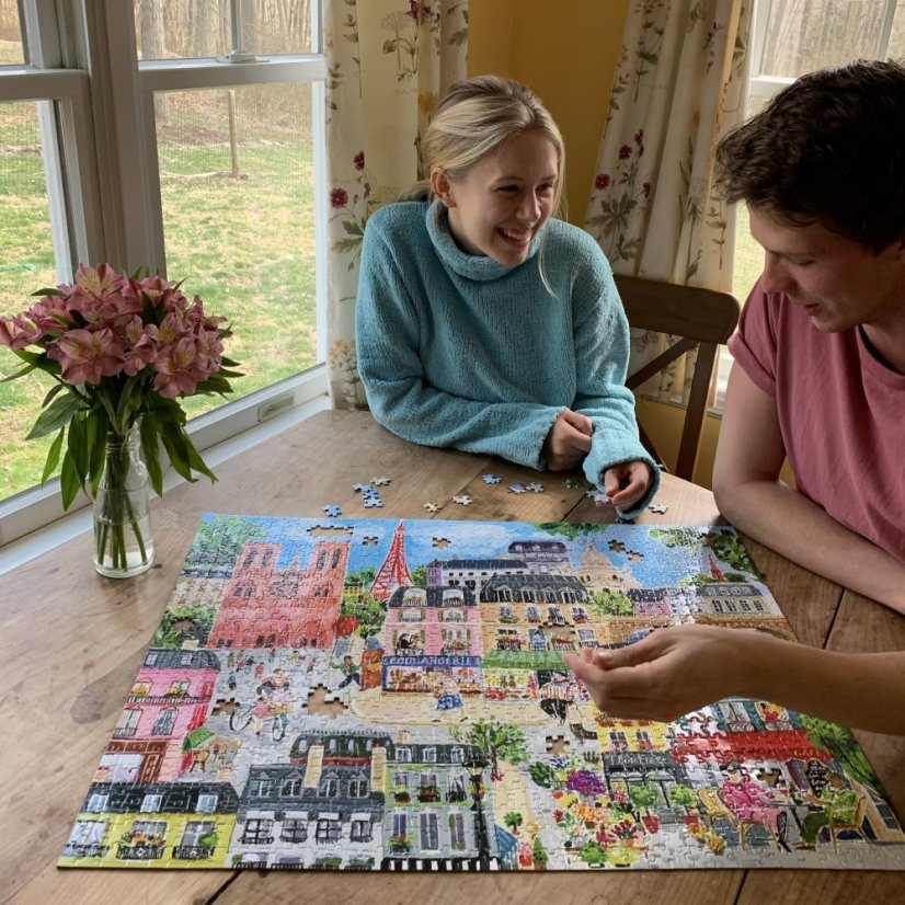 Paris in a Day -  1000 Piece Puzzle, eeBoo