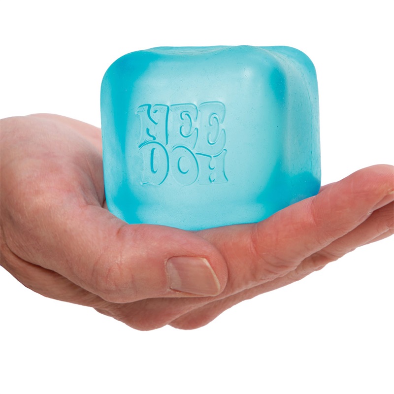 Schylling NeeDoh Mačkací antistresová kostka Nice Cube - střední