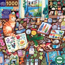Naturalist's Cat -  1000 Piece Puzzle eeBoo