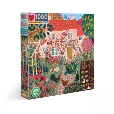 English Cottage 1000 Piece Puzzle, eeBoo