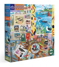 Puzzle Mořští ptáci, puzzle 1000 dílků eeBoo