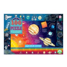 Sluneční soustava 100 dílků - dětské puzzle, eeBoo
