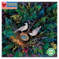 Puzzle Ptáčci v kapradí 1000 dílků - eeBoo