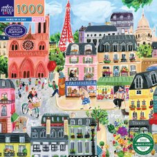 Paris in a Day -  1000 Piece Puzzle, eeBoo