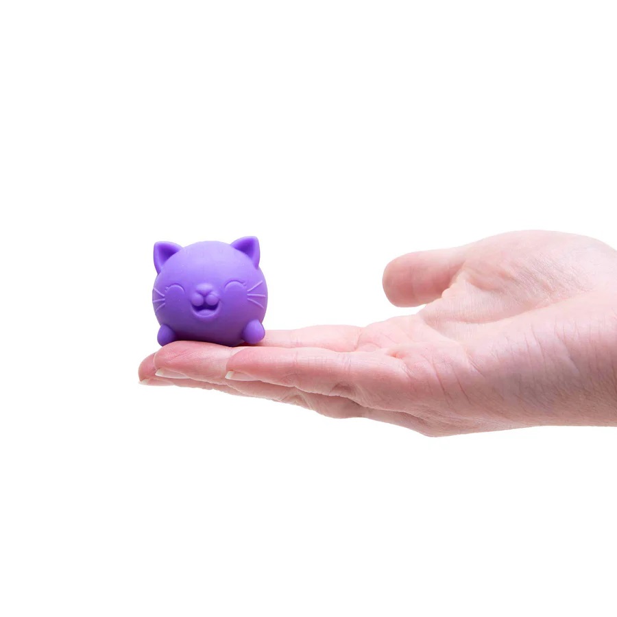 Schylling NeeDoh Barevné mačkací mini kočky 4 ks