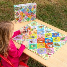 A jako Acorn - anglická abeceda / slovíčka - 36 MAXI dílků, podlahové puzzle eeBoo