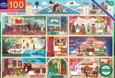 Škola magie pro dobrodruhy - puzzle 100 dílků, eeBoo