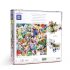 Puzzle Kolibříci mezi drahokamy 1000 dílků, eeBoo