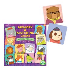 Animal Village Memory & Matching Game