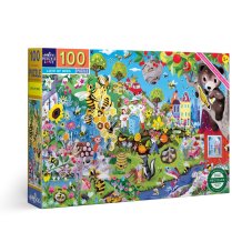 Máme rádi včely - dětské puzzle 100 dílků, eeBoo
