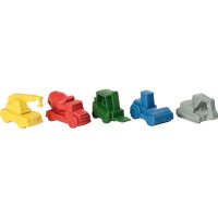 Construction Vehicles Counting Game - 8 different cars to pick from