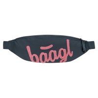 BAAGL Ledvinka Snap Logo růžová GRS
