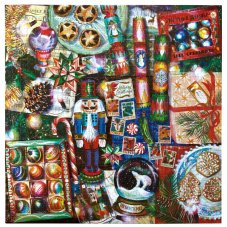 Vánoční dekorace - puzzle 1000 dílků, eeBoo
