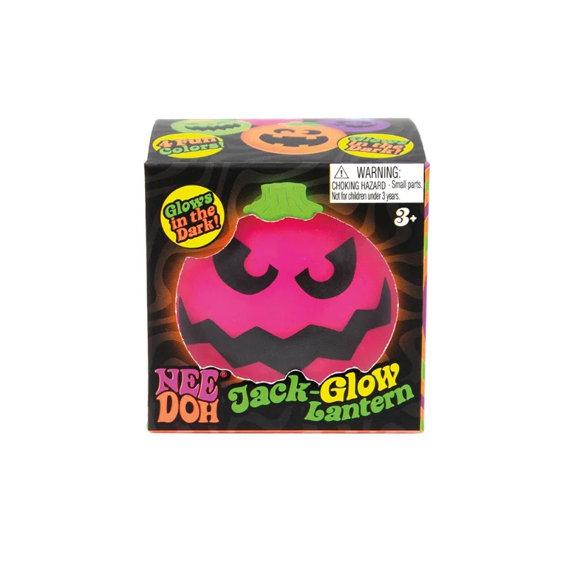 Schylling NeeDoh Jack-Glow Lantern Mačkací antistresová dýně svítící ve tmě Schylling NeeDoh Jack-Glow Lantern Mačkací antistresová dýně svítící ve tmě