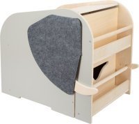 small foot Box na hračky se sedadlem a kolečky "Slon"