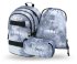 BAAGL 3 SET Skate NASA Grey: batoh, penál, sáček