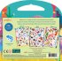Wonderful Animals Shiny Stickers Book, 190+ stickers with handle, eeBoo